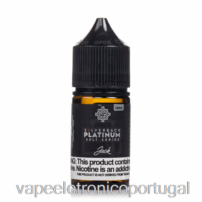 Vape Eletronico Jack - Sais Da Série Silverback Platinum - 30ml 45mg
